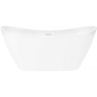 Corsan Nauti wanna przyścienna 170x77 cm owalna biała E043XLWH