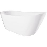 Corsan Estella II Slim wanna wolnostojąca 170x74 cm owalna biała V038XLWH