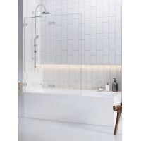 Radaway Euphoria PND parawan nawannowy 100 cm lewy szkło przezroczyste 10008100-01-01L