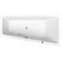 Duravit No.1 wanna narożna 160x85 cm prawa z hydromasażem Jet Project biała 760507000JP1000