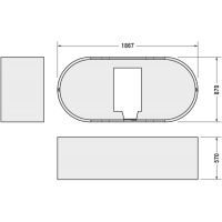 Duravit nośnik styropianowy do wanny 790415000000000