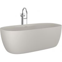 Kludi Resa S wanna wolnostojąca 170x80 cm owalna jasny szary mat 53BF02O2