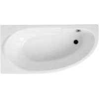 Polimat Miki wanna narożna 140x70 cm lewa biała 00372