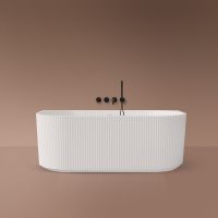 Oltens Hamnes wanna przyścienna 160x75 cm biała 12025000