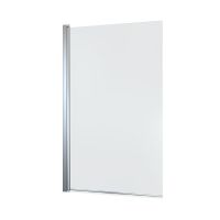 Oltens Fulla parawan nawannowy 1-częściowy 85x140 cm chrom/szkło przezroczyste 23102100
