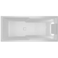 Riho Still Shower LED wanna prostokątna 180x80 cm biały błyszczący B103003005