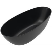 Villeroy & Boch Antao wanna wolnostojąca 170x75 cm owalna SilentFlow Pure Black UBQ170TAO7TV-R7