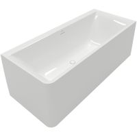Villeroy & Boch Subway 3.0 wanna przyścienna 180x80 cm prostokątna prawa Weiss Alpin UBQ180SBW9CR00V-01