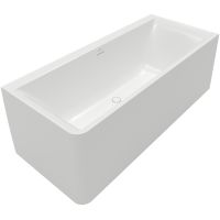Villeroy & Boch Subway 3.0 wanna przyścienna 180x80 cm prostokątna prawa Stone White UBQ180SBW9CR00V-RW