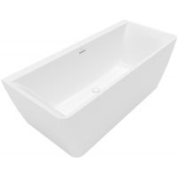 Villeroy & Boch Subway 3.0 wanna przyścienna 180x80 cm prostokątna SilentFlow Stone White UBQ180SBW9CS00TVRW