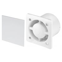Zestaw Awenta System+ Silent 100H wentylator ścienno-sufitowy z panelem ozdobnym biały/biały mat (KWS100H, PTB100)