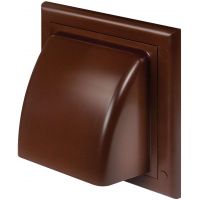 Awenta osłona wywiewna 190x190 mm brązowa KO125-30BR