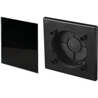 Awenta System+ Trax panel ozdobny szklany z ramką czarny połysk (RWO100CZ, PTGB100P)