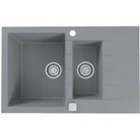 Alveus Cadit 70 zlewozmywak 79x50 cm Granital beton 1131360