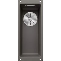 Blanco Subline 160-U komora podwieszana 16x40 cm Silgranit wulkaniczny szary 526799