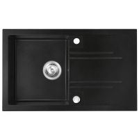 FDesign Carioca zlewozmywak granitowy 78x48 cm grafit FD9-13-4878-22