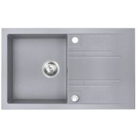 FDesign Carioca zlewozmywak granitowy 78x48 cm szary FD9-13-4878-44