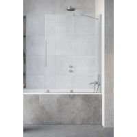 Radaway Furo Brushed Nickel PND II drzwi parawanu 58,8 cm 2-częściowy nikiel szczotkowany/szkło przezroczyste 10109588-91-01R