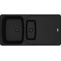 Franke Antea zlewozmywak granitowy 97x50 cm czarny 114.0693.549