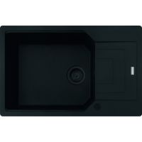 Franke Urban UBG 611-78 XL GSC zlewozmywak 78x50 cm Fragranite czarny mat 114.0697.751