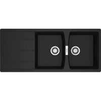 Franke Centro zlewozmywak granitowy 116x50 cm czarny 114.0710.232