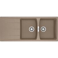 Franke Centro zlewozmywak granitowy 116x50 cm brązowy 114.0710.233