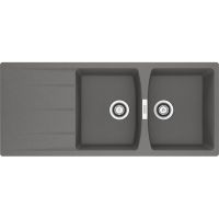 Franke Centro zlewozmywak granitowy 116x50 cm kamienny szary 114.0710.235