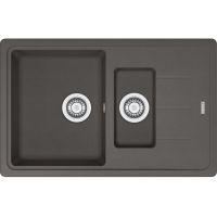 Franke Basis zlewozmywak granitowy 78x50 cm szary 114.0716.319