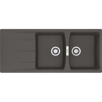 Franke Centro zlewozmywak granitowy 116x50 cm szary 114.0716.328