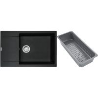 Franke Maris zlewozmywak granitowy z wkładką ociekową 78x50 cm onyx 114.0741.975