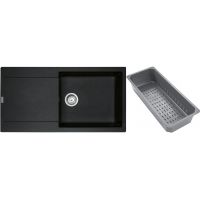 Franke Maris zlewozmywak granitowy z wkładką ociekową 97x50 cm onyx 114.0743.074