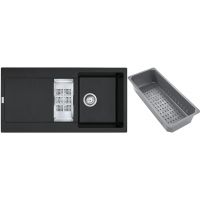 Franke Maris zlewozmywak granitowy z wkładką ociekową 97x50 cm onyx 114.0743.076