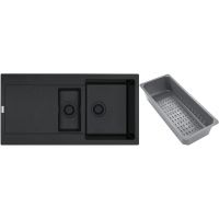 Franke Maris zlewozmywak granitowy z wkładką ociekową 97x50 cm onyx 114.0743.095