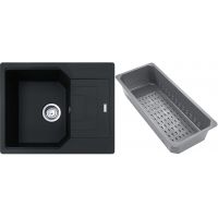 Franke Urban zlewozmywak granitowy z wkładką ociekową 62x50 cm onyx 114.0741.985