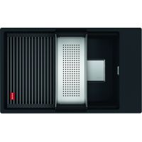 Franke Kanon KNG 110-62 zlewozmywak 62x42 cm Fragranite czarny mat 125.0633.003