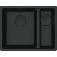 Franke Maris MRG 160-34-15SBR zlewozmywak 52x40 cm Fragranite czarny mat 125.0697.755