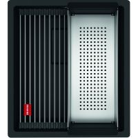 Franke Kanon KNG 110-37 zlewozmywak granitowy 46x41 cm czarny mat 125.0721.149