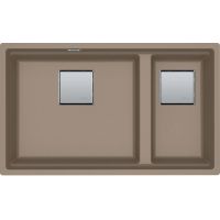 Franke Kanon KNG PRO 160-46-21 zlewozmywak granitowy 76x46 cm cappuccino 125.0749.677
