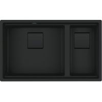 Franke Kanon KNG PRO 160-46-21 zlewozmywak granitowy 76x46 cm czarny mat 125.0749.682