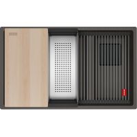 Franke Kanon KNG PRO 160-46-21 zlewozmywak granitowy 76x46 cm łupkowy szary 125.0749.683