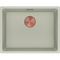 Zestaw Franke Maris MRG Copper 110-52 zlewozmywak 52x40 cm Fragranite orzechowy z miedzianym kompletem maskującym (1250751400, 1120639056, 1330630057, 1120717494)