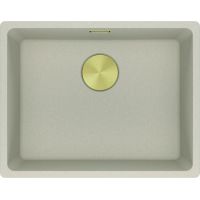 Zestaw Franke Maris MRG Gold 110-52 zlewozmywak 52x40 cm Fragranite orzechowy ze złotym kompletem maskującym (1250751400, 1120639055, 1330630111, 1120717470)