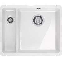 Franke KubusX zlewozmywak ceramiczny 49x40 cm biały połysk 126.0738.298