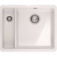 Franke KubusX zlewozmywak ceramiczny 49x40 cm biały połysk 126.0738.298