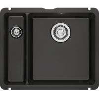 Franke KubusX zlewozmywak ceramiczny 49x40 cm czarny mat 126.0738.301