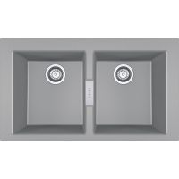 Franke Sirius 2.0 zlewozmywak Tectonite 86x50 cm kamienny szary 143.0618.701
