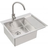 Genesis Concept 20 zlewozmywak 61,5x48 cm lewy stal satyna 1124383