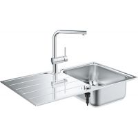 Grohe Minta zlewozmywak 86x50 cm z baterią stal szlachetna 31573SD1