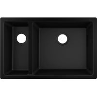 Hansgrohe S 51 zlewozmywak granitowy 71x45 cm czarny grafit 43433170