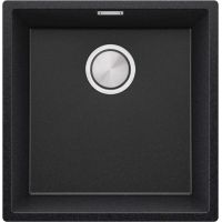 Primagran Londyn zlewozmywak granitowy 46x47 cm grafitowy ML5KG-X0#P